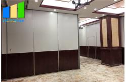 China Five Star Hotel Soundproof Folding Partition Walls With Aluminum Tracks supplier