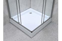 China Sliding Opening European Shower Enclosure With Alum Frame supplier