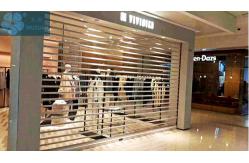 China Good Vision 3mm 9mm Bar Clear Roller Shutters supplier