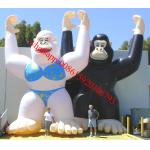 25ft inflatable male and female gorilla for advertising for sale