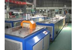China WPC Floor Profile Extrusion Line , Pallet Plastic Profile Machine supplier