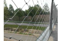 China Durable Stainless Steel Cable Mesh , Flexible Wire Mesh For Balustrade Railing supplier