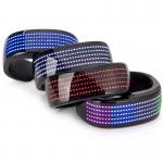 LED Programmable Smart Bracelet Editable Pattern Graffiti Text Music for sale
