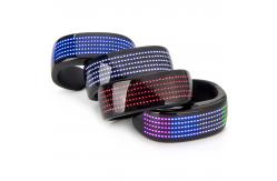 China LED Programmable Smart Bracelet Editable Pattern Graffiti Text Music supplier