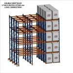 Storage Double Deep Pallet Rack Galvanized Heavy Duty Rack System