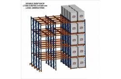 China Storage Double Deep Pallet Rack Galvanized Heavy Duty Rack System supplier