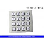 Machine Use Industrial Keyboard Door Access Keypad with 16 Keys Layout Costomizable for sale