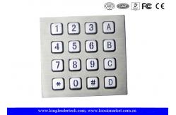 China Machine Use Industrial Keyboard Door Access Keypad with 16 Keys Layout Costomizable supplier