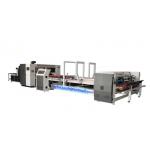 Automatic Folder Gluer Stitcher Gluing Stitching Combined In One Carton Box Making for sale