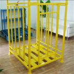 Yellow Stackable Warehouse Racks 1000kgs Stackable Pallet Racks for sale
