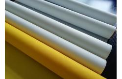 China 120 Mesh White / Yellow Polyester Printing Mesh / Bolting Cloth 100% Polyester Material supplier