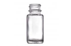 China 15ml Clear Flint Rectangular Glass Ink Bottles Square With Dropper Cap supplier