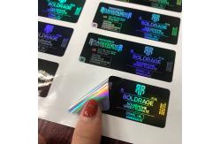 China Synthesis Pharmaceutical Hologram 10ml Vial Labels Glossy Finish Self Adhesive Labels supplier