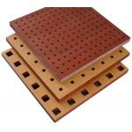 Fire Resistant Perforated Wood Acoustic Panels Thickness 18mm / 15mm for sale