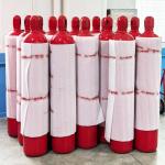 120L 150 Bar Seamless Steel Argon Nitrogen Gas Cylinders Enclosed Flooding for sale
