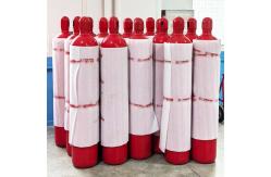 China 120L 150 Bar Seamless Steel Argon Nitrogen Gas Cylinders Enclosed Flooding supplier