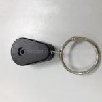 Drop-shaped Plastic Retractable Anti-theft Pull Box with Key Ring for sale