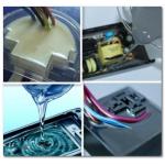 2.8W/M-K Grey Silicone Thermal Conductive Glue TIS680-28A/B Two Component 85 Shore D For LED Lighting -40℃ To +200℃ for sale