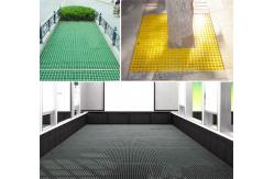 China Environment Protection FRP Grating Sheet GB ASTM E23 Standard supplier
