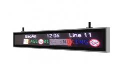 China P6 P8 P10 LED Matrix Message Display For Bus Metro Subway Station supplier