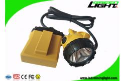 China 25000lux High Power Rechargeable Led Headlight 10.4Ah With Low Power Warning supplier