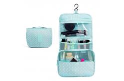 China Custom Waterproof Folding Large Capacity Toiletry Hanging Makeup Bag supplier