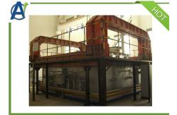 China Horizontal Fire Resistance Test Furnace 1250℃ Test Temperature Controlled By PC supplier