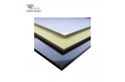 China Hot Selling Foam 1.0mm self adhesive pvc sheet for photo album photobook making black and white color supplier