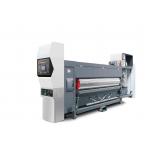 Cardboard Lead Edge Vacuum Transfer 4 Color Printer+Slotter+Die Cutter+Vibrator+ Stacker for sale