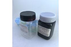 China Cosmetics 8oz Matte Black Pet Plastic Jars With Screw Lids supplier