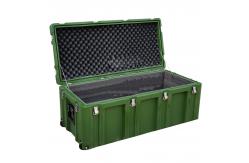 China Rolling Plastic Rotomolded Tool Box 1100mm For Camera Drone Gun supplier