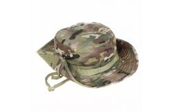 China Waterproof Camouflage Wide Brim Fishing Hat 58cm With String supplier