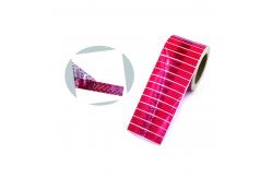 China 3D Printing Tamper Evident Security Packaging Tape , Custom Warranty Void Stickers supplier