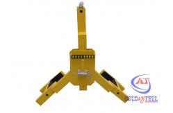 China Heavy Duty Wireless Parking Spot IP54 Tire Clamp Lock supplier