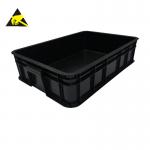 Esd Antistatic Pcb Storage Box Esd Storage Box Racks Conductive Plastic Container Bins Esd Case With Lid for sale