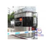 Mobile Prefabricated grade 8.3 Security Guard House Parking Booth for sale
