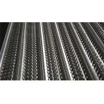 Stainless Steel Rib Lath Mesh , Hot Galvanized Expanded Metal Mesh for sale