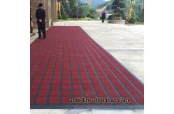 China Modular Seamless Interlocking PVC Mats Nylon PP Infill 20 X 20 Carpet Squares supplier