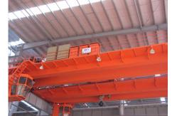 China 550T A5 Double Girder Overhead Crane 28m With Cab Control Hook supplier