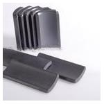 Ceramic Processing Black Motor Ferrite Magnets Segment Type Y33 Y30 for sale