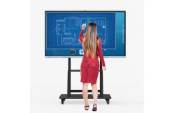 China Multifunction Flat Panel Board , IR Touch Interactive Displays For Education supplier