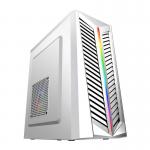 Micro MATX ARGB Computer Cabinet RGB LED PC Case 4 Full Slots