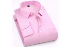 China Personalization Custom Fit Dress Shirts Low Temperature Ironing Anti Shrink supplier