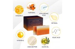 China ODM Handmade Herbal Soap Body Cleaning Natural Soap Bars With Turmeric supplier