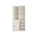 Corrosion Resistant Hygienic Two Glass Door Filing Cabinet for sale