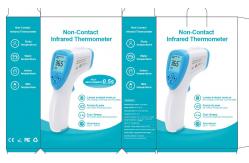 China Convenient  Handheld Temperature Gun IR Laser Infrared Fever Thermometer supplier