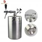Home Brew 5L Single Wall Pressurized Growler Tap System for sale