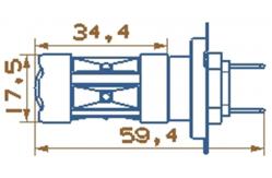 China CREE-XBD*8 H7 Fog Lamp supplier