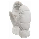 White Goat Leather  Shell Ski Gloves For Men For Women Skateboarding Mittens Style for sale