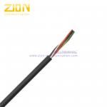 Multi Purpose Extra Fine Stranded Bare Copper Power Cable Black Polyurethane Jacket for sale
